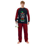 2024 Christmas Matching Family Pajamas Exclusive Design Naughty List Elf Black Pajamas Set