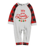 Christmas Matching Family Pajamas We Are Family 2024 Ornaments White Pajamas Set