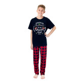 2024 ELF Proud Member OF Naughty List Christmas Matching Family Pajamas Black Pajamas Set