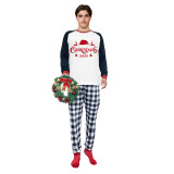 2024 Christmas Matching Family Pajamas Exclusive Design Christmas Couple Reindeer White Pajamas Set