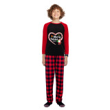 2024 Christmas Matching Family Pajamas Santa Heart Merry Xmas Pajamas Set