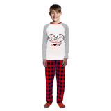Christmas Matching Family Pajamas Cartoon Mouse Snowflake 2023 White Pajamas Set