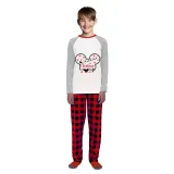 Christmas Matching Family Pajamas Cartoon Mouse Snowflake 2023 White Pajamas Set