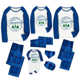 2024 Christmas Matching Family Pajamas Exclusive We Are Family Wreath Xmas Tree Blue Plaids Pajamas Set