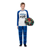 2024 Christmas Matching Family Pajamas Christmas We are Family Polar Bear Blue Plaids Pajamas Set