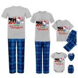 Christmas Matching Family Pajamas Cartoon Mouse 2023 Family Christmas Short Pajamas Set