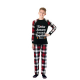 2024 Christmas Matching Family Pajamas Exclusive Design Merry Christmas Season Together Red Pajamas Set