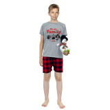 2023 Christmas Matching Family Pajamas Christmas Exclusive Design We are Family Polar Bear Short Pajamas Set