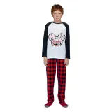 Christmas Matching Family Pajamas Cartoon Mouse Snowflake 2023 White Pajamas Set