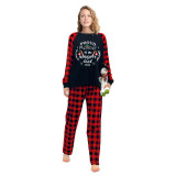 2024 ELF Proud Member OF Naughty List Christmas Matching Family Pajamas Black Pajamas Set