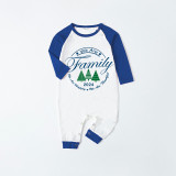 2024 Christmas Matching Family Pajamas Exclusive We Are Family Wreath Xmas Tree Blue Plaids Pajamas Set