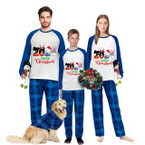 Christmas Matching Family Pajamas Cartoon Mouse 2024 Family Christmas White Pajamas Set