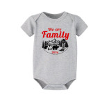 2023 Christmas Matching Family Pajamas Christmas Exclusive Design We are Family Polar Bear Short Pajamas Set