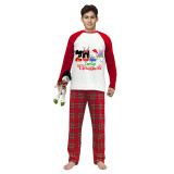 Christmas Matching Family Pajamas Cartoon Mouse 2024 Family Christmas White Pajamas Set