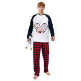 Christmas Matching Family Pajamas Cartoon Mouse Snowflake 2023 White Pajamas Set