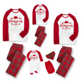 2024 Christmas Matching Family Pajamas Exclusive Design Christmas Couple Reindeer Gray Pajamas Set