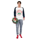 2024 Christmas Matching Family Pajamas Exclusive We Are Family Wreath Xmas Tree White Pajamas Set