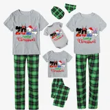 Christmas Matching Family Pajamas Cartoon Mouse 2023 Family Christmas Short Pajamas Set