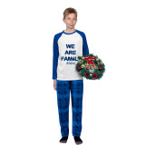 2024 We Are Family Christmas Matching Family Pajamas Blue Pajamas Set With Dog Cloth