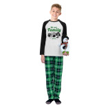 2024 Christmas Matching Family Pajamas Christmas Exclusive Design We are Family Polar Bear Green Plaids Pajamas Set