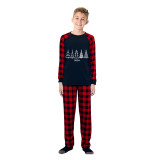2024 Christmas Matching Family Pajamas Exclusive Christmas Tree Black Pajamas Set