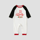 Christmas Matching Family Pajamas We Are Family 2024 Ornaments White Pajamas Set