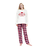 2024 Christmas Matching Family Pajamas Exclusive Design Christmas Couple Reindeer Gray Pajamas Set