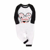 Christmas Matching Family Pajamas Cartoon Mouse Snowflake 2023 White Pajamas Set