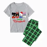 Christmas Matching Family Pajamas Cartoon Mouse 2023 Family Christmas Short Pajamas Set