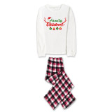 Christmas Matching Family Pajamas Antler Hat Family Christmas 2024 Ornaments Pajamas Set