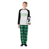 2024 Christmas Matching Family Pajamas Exclusive Christmas Tree Green Plaids Pajamas Set