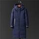 Men's outdoor long style down jacket