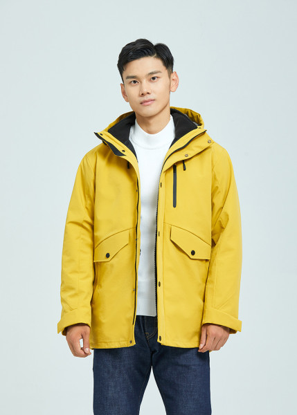 Men's outdoor 2 in 1 waterproof jacket