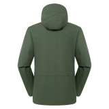 Men's outdoor 2 in 1 waterproof jacket