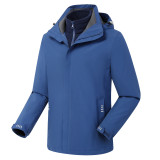 Men's outdoor 2 in 1 waterproof jacket