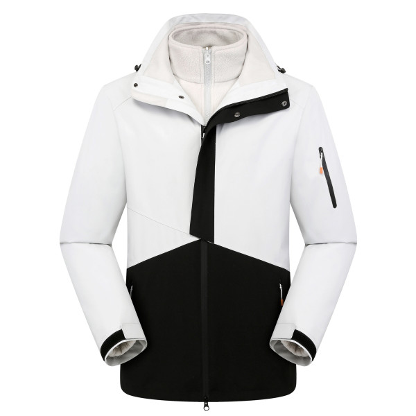 Men's outdoor 2 in 1 waterproof jacket