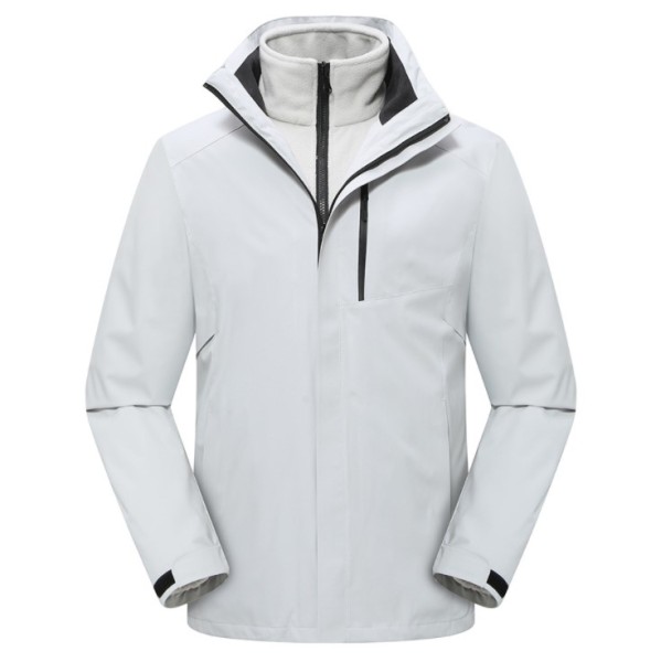 Men's outdoor 2 in 1 waterproof jacket