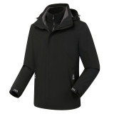 Men's outdoor 2 in 1 waterproof jacket