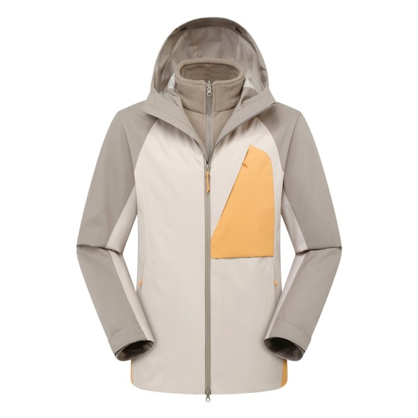 Men's outdoor 2 in 1 waterproof jacket