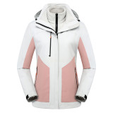 Women's outdoor 2 in 1 waterproof jacket