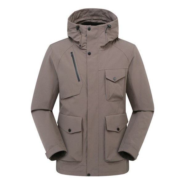Men's outdoor 2 in 1 waterproof jacket