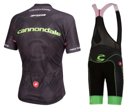 2016 Garmin Cannondale Black Edition Cycling Jersey And Bib Shorts Set