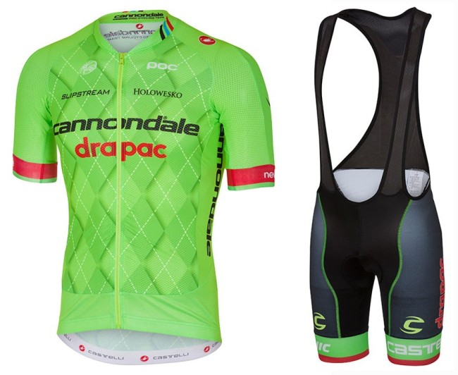 2016 Cannondale Garmin Team TDF Edition Cycling Jersey And Bib Shorts Set