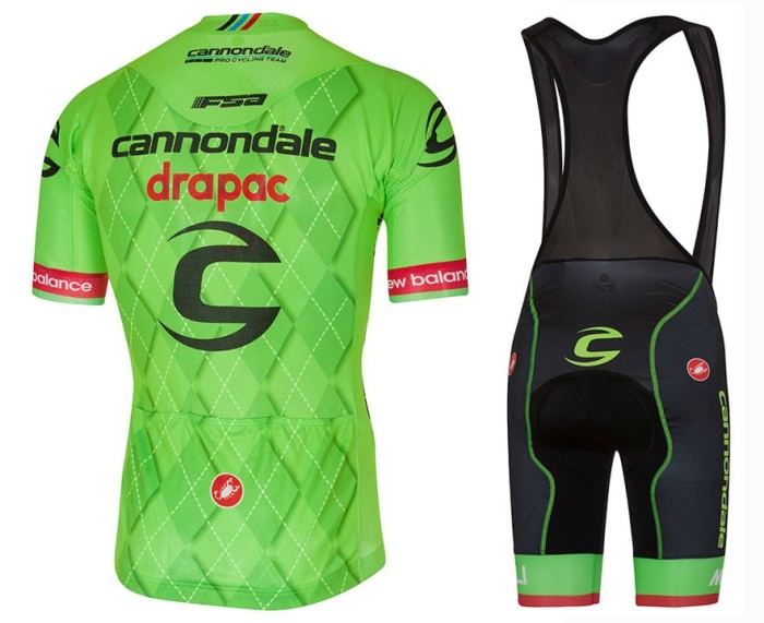 2016 Cannondale Garmin Team TDF Edition Cycling Jersey And Bib Shorts Set