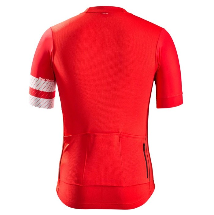 2017 Bontrager Circuit Red Cycling Jersey And Bib Shorts Set