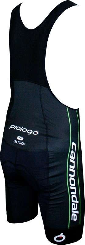 2018 Cannondale Factory Black-Green Cycling Bib Shorts