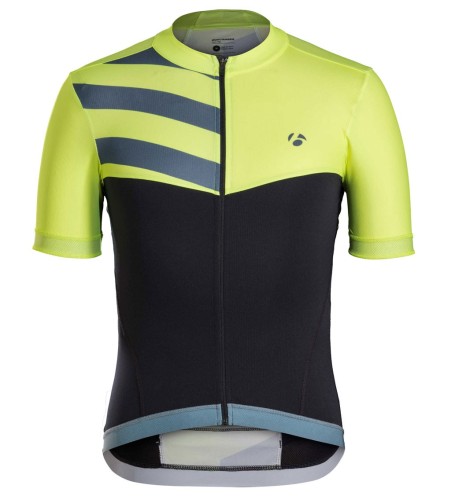 2016 Bontrager Velocis Yellow-Black Sleeve Cycling Jersey