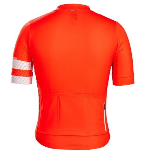 2017 Bontrager Circuit Orange Cycling Jersey And Bib Shorts Set