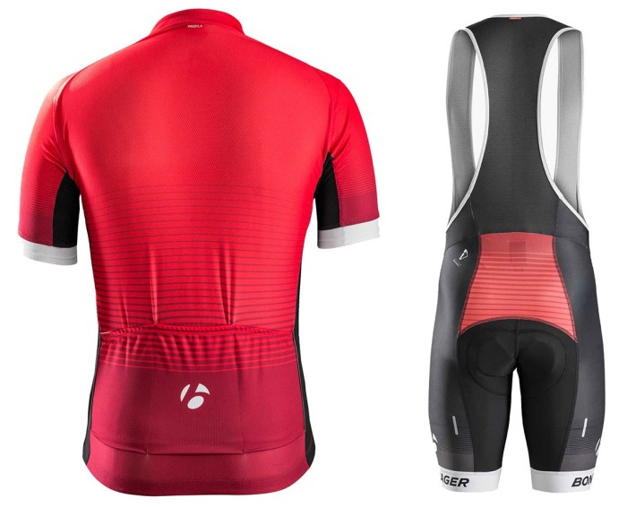 2016 Bontrager Specter Red Cycling Jersey And Bib Shorts Set