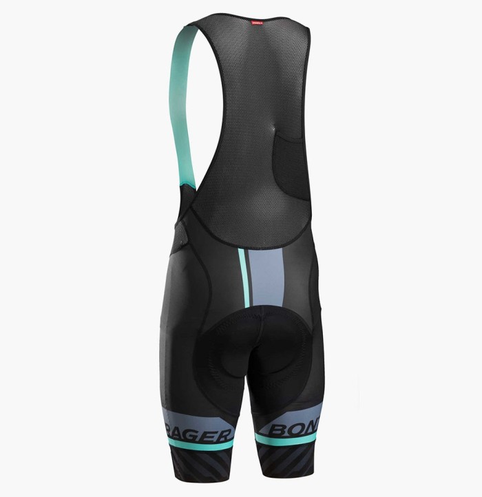 2016 Bontrager Ballista Black-Green Cycling Jersey And Bib Shorts Set